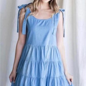 NWT Jodifl denim chambray dress